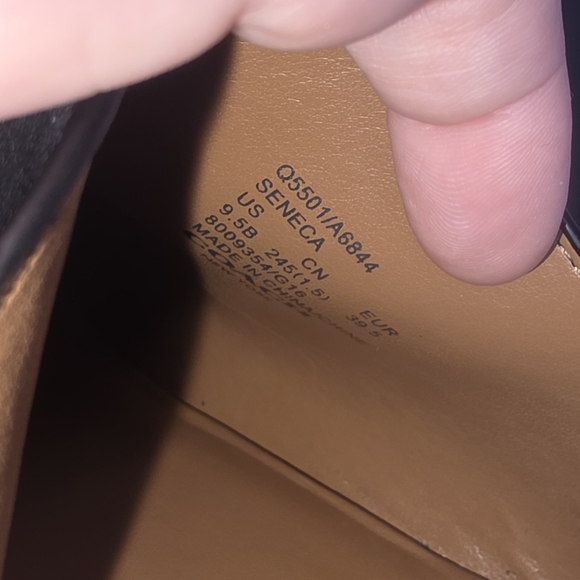 Coach Black Leather Womens High Heeled Booties Size 9.5 - Picture 6 of 11